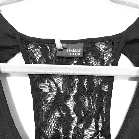 Sparkle & Fade, Open Back, Lace Blouse - Picture 2 of 5